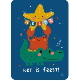 By-Bora-Karte Hurra, es ist eine Party