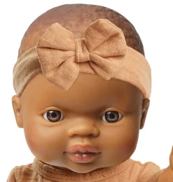 Heless-Kleid mit Stirnband für Gordi-Puppen / Karamell