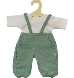 Heless-Latzhose mit T-Shirt für Gordi-Puppen / Salbeigrün