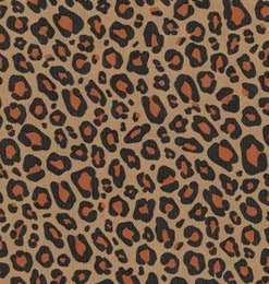 Leoparden-Geschenkpapier aus Kraftpapier