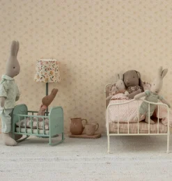 Maileg Wiege / Schaukelwiege blau mint