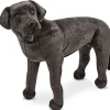 Melissa & Doug, lebensechtes Plüschspielzeug „Labrador Retriever“ in Schwarz