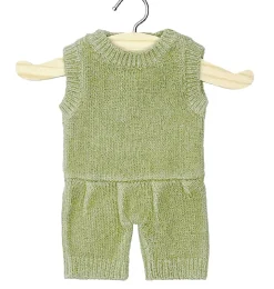 Minikane Barboteuse Orlando und tricot vert sauge für Gordi-Puppen