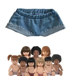 Minikane kurze Emma Jeans für Gordi Puppen von Paola Reina