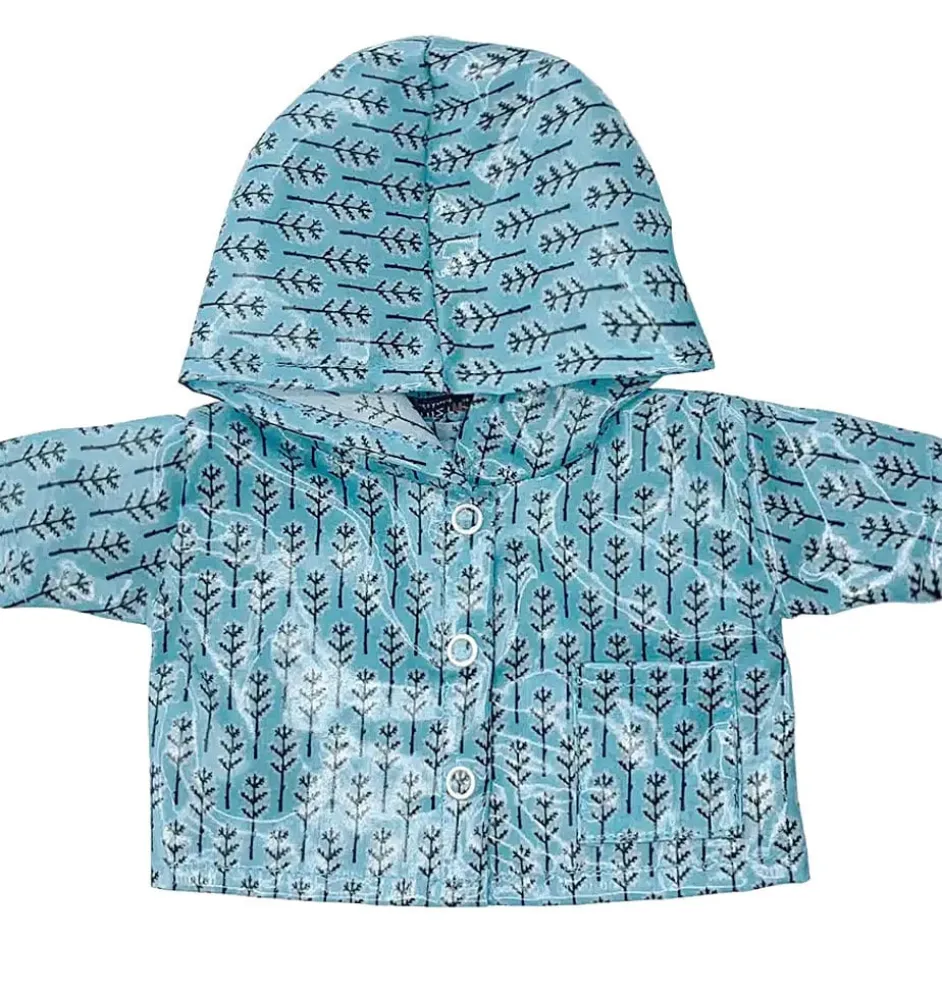 Minikane Regenmantel für Gordi-Puppen Design Eingeschlossene Bäume