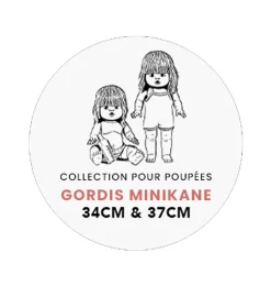 Minikane Regenmantel für Gordi-Puppen Design NAUSICAA