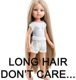 Paola Reina Amigas Puppe Carla mit super langen Haaren