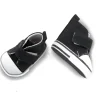 Schwarze Basketballschuhe/Sneaker für (AMIGAS) Puppen